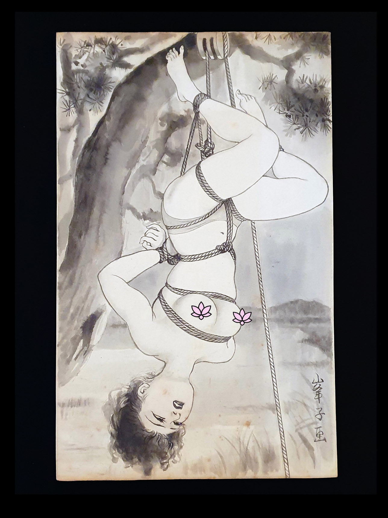 Mineko Tsuzuki bondage drawing 2 ccensored
