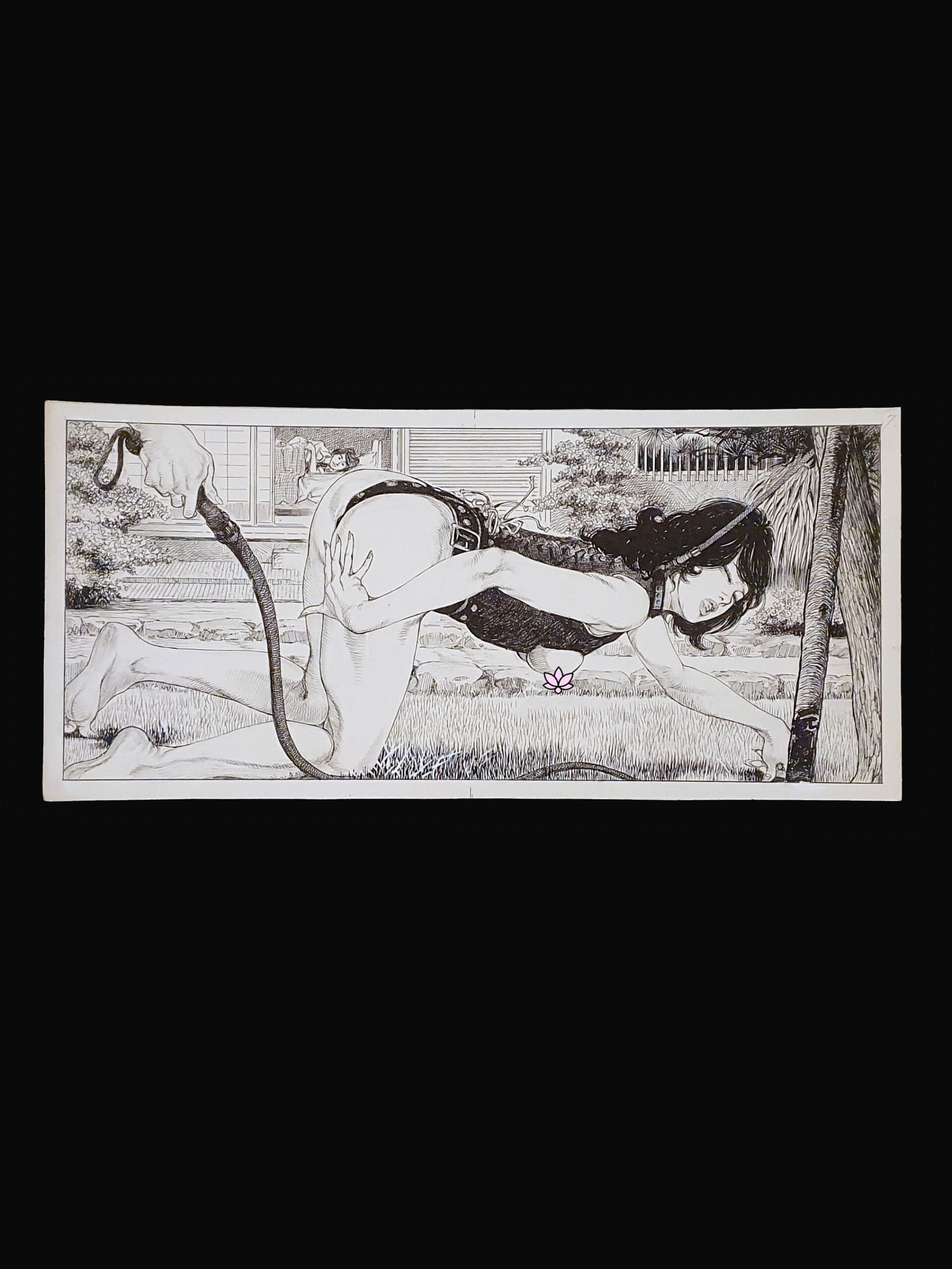 SM Fan Illustration 1987 Yoji Hashimotocensored