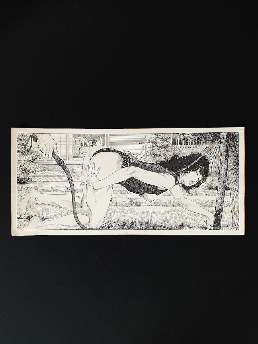 Yoji Hashimoto leashed woman P1