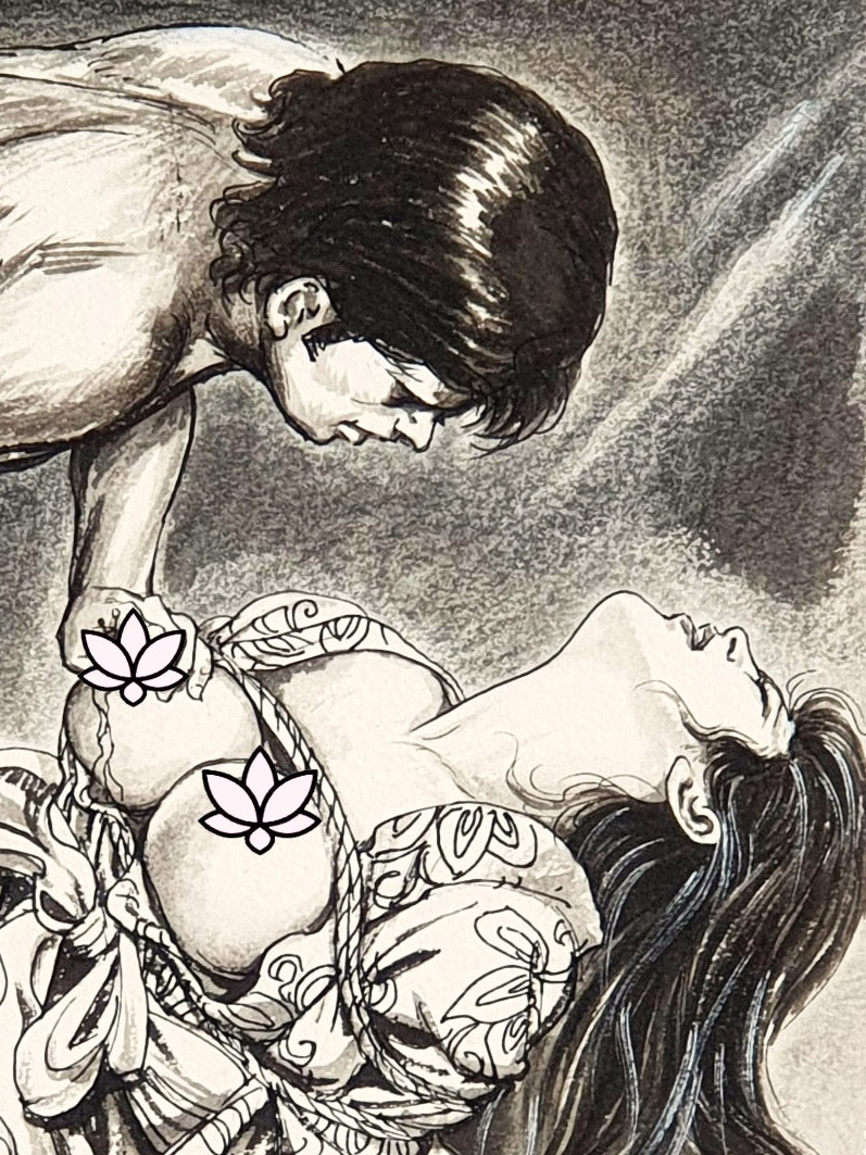 SM Fan illustration Kirioka Hiroyuki detail