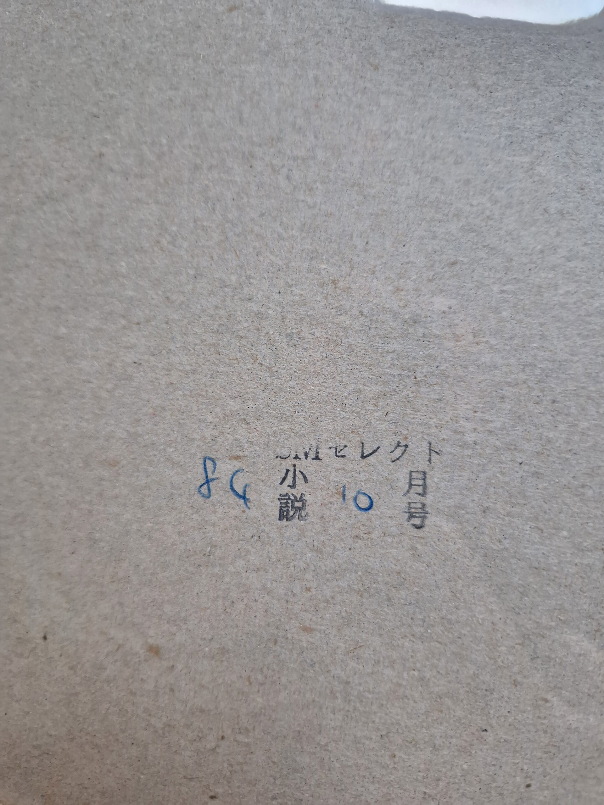 SM select Illustration 10 1984 Takahashi Shinegori signed