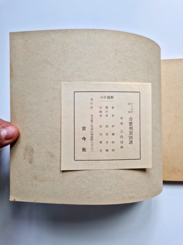 12 months of punishment Itō Seiu fly leaf