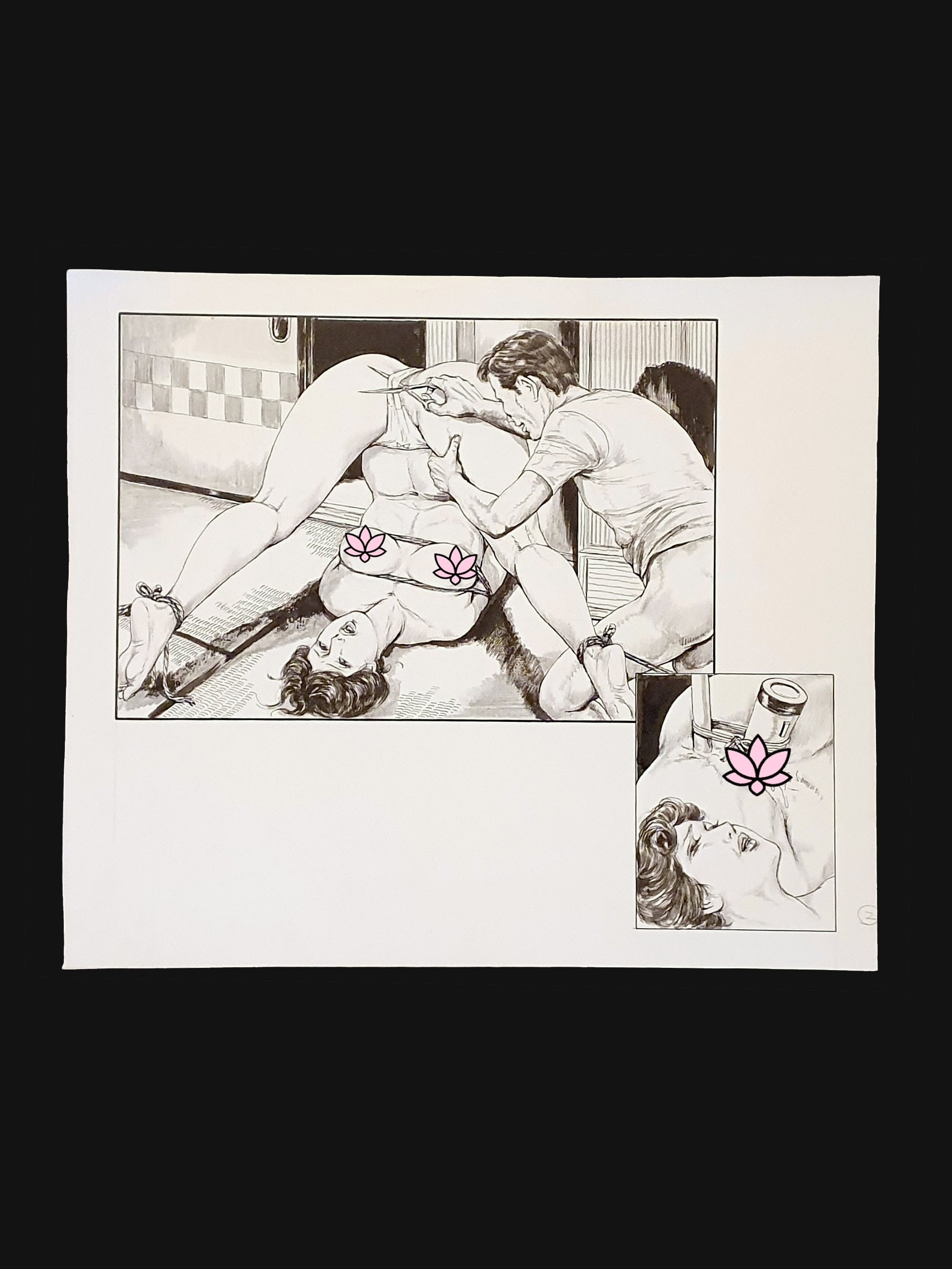 SM Mania Illustration #3 – Confession 2 30,5x26 cm ebay